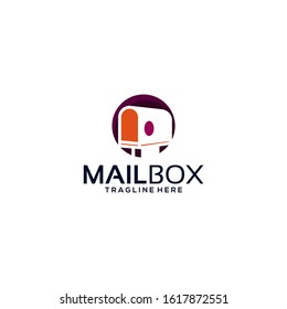 Mailbox Logo Design Image Stock 