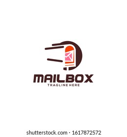 Mailbox Logo Design Image Stock 