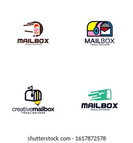 Mailbox Logo Design Image Stock 