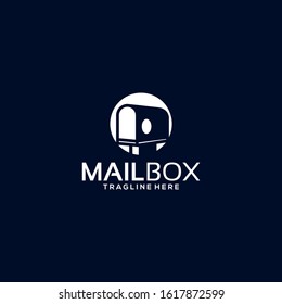Mailbox Logo Design Image Stock 