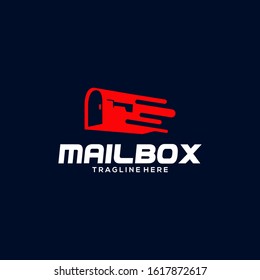 Mailbox Logo Design Image Stock 