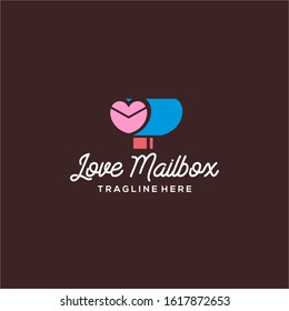 Mailbox Logo Design Image Stock 