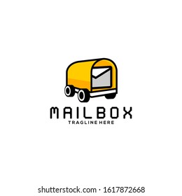 Mailbox Logo Design Image Stock 