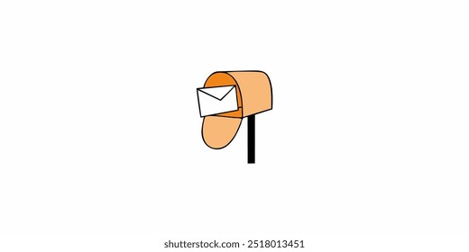 Briefkasten-Logo, Vektordesign