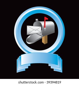 mailbox on blue crest