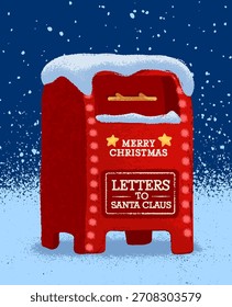 Buzón para enviar cartas a Santa Claus