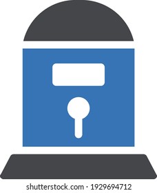 mailbox vector glyph colour icon