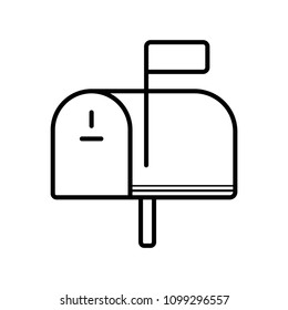 mailbox vector icon
