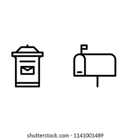 Mailbox vector icon