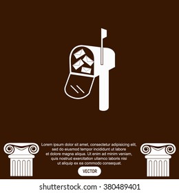 Mailbox vector Icon