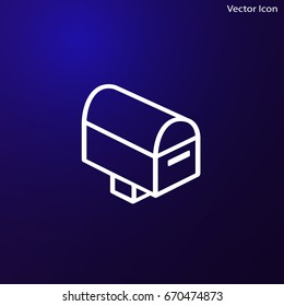 Mailbox vector icon