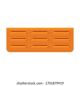 Mailbox Vektorillustration Symbol.Cartoon Vektorillustration Symbol einzeln auf weißem Hintergrund Briefkasten.