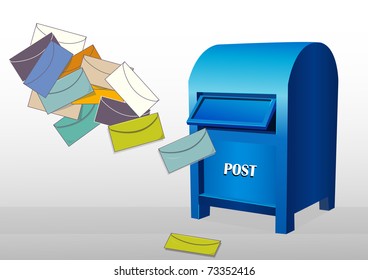mailbox vector illustration