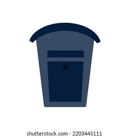 Mailbox Vector Illustration. Letter Box Isolated On A White Background.