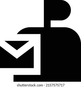 Mailbox Vector illustration on a transparent background.Premium quality symbols.Glyphs vector icon for concept and graphic design. 
 - Powered by Shutterstock - Get 15% off with code: PIKWIZARD15