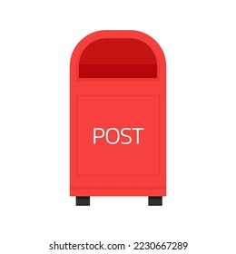 Mailbox vector. mailbox on white background.