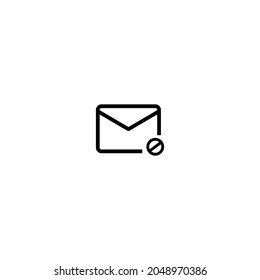 Mail-Forbid icon simple vector perfect illustration