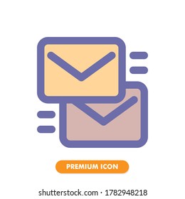 paquete de iconos de mailin aislado en fondo blanco. para el diseño de su sitio web, logotipo, aplicación, interfaz de usuario. Ilustración gráfica vectorial y trazo editable. EPS 10.