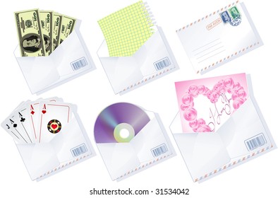 Mailing abstract.  Vector.