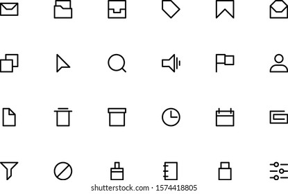 Mailing icons with pixel perfect