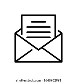 Mailing Line Icon. vector illustration. EPS 10