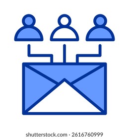 Mailing List Icon Element For Design