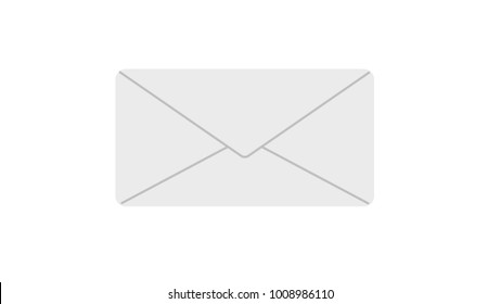 Mail/letter icon isolatedvector illustration