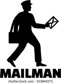 Mailman with job title