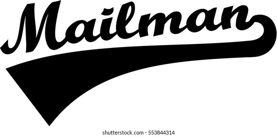 Mailman retro font