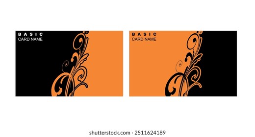 Main background of business card material, black and white, modern concept, batik motif.