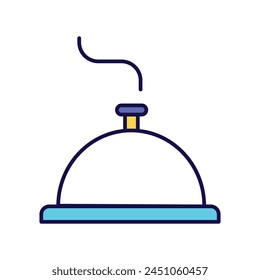 Hauptkurssymbol mit weißem Hintergrund Vektorgrafik Stock Illustration