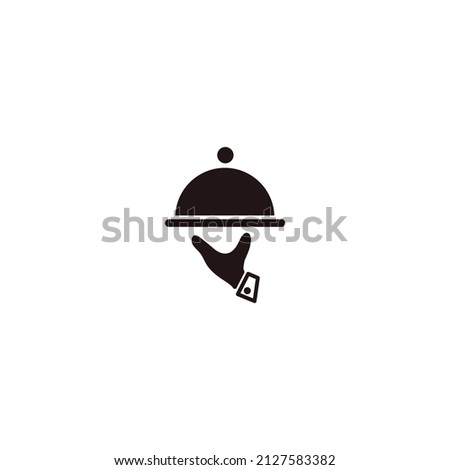 Main dish icons  symbol vector elements for infographic web