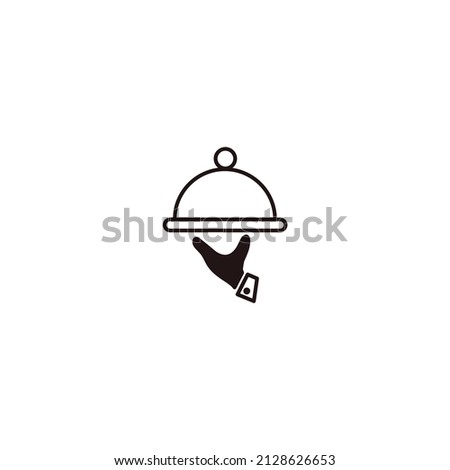 Main dish icons  symbol vector elements for infographic web