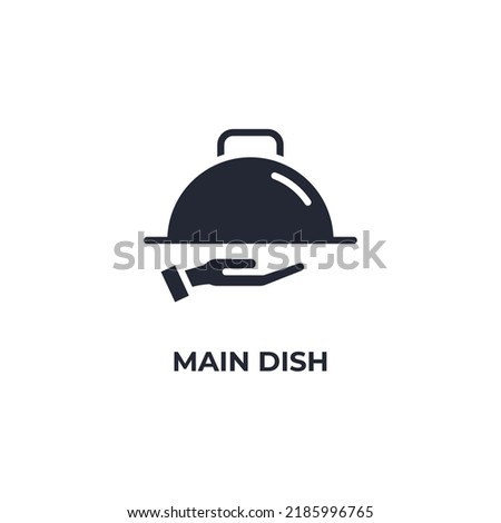 main dish vector icon. filled flat sign for mobile concept and web design. Symbol, logo illustration. Vector graphics