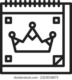 Main Event Icon image. Suitable for mobile application.