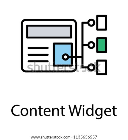 
Main hub attached with some clients, this is iconographic of content widget 
