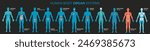 Main human body organ systems. Educative anatomy physiology