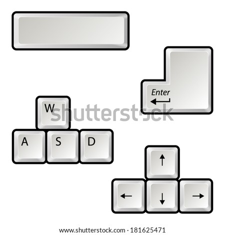 Main keyboard buttons