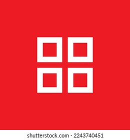 Hauptmenü Symbol, grafische Ressourcenvorlage, Vektorgrafik.