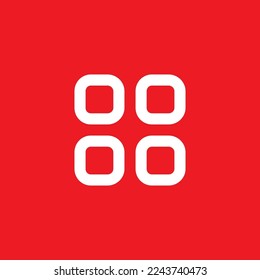 Hauptmenü Symbol, grafische Ressourcenvorlage, Vektorgrafik.