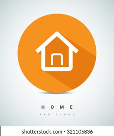 main page line vector icon. house line icon. house line icon for site and app