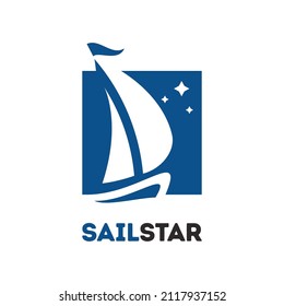 The main sail of a simple modern ship yacht intersects with the waves of the sea water below