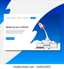 
main screen for seo web site