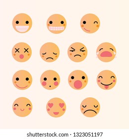 The main set of smiles.