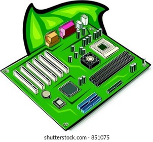 Placa principal. Verifique meu portfólio para obter mais imagens desta série.