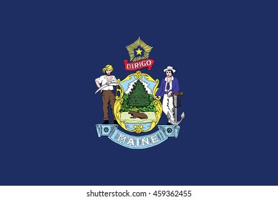 Maine State Flag