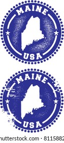 Maine USA Stamps