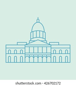 Maine  Vector Illustration