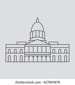Maine  Vector Illustration