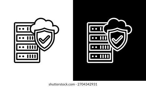 Mainframe com design de conjunto de ícones